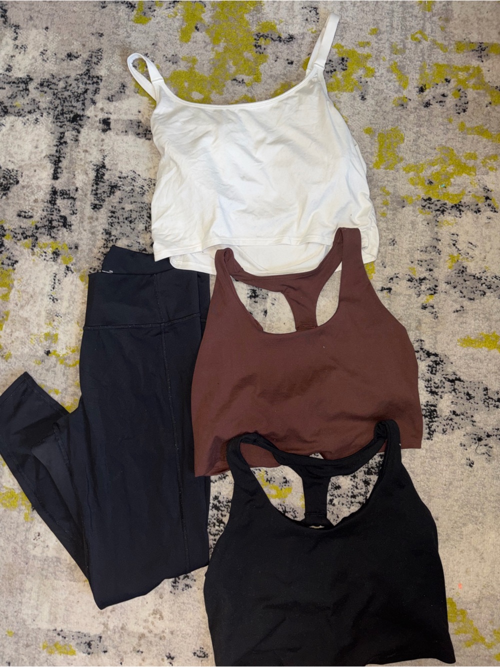 Gilly Hicks Crop Tank Tops & Legging BUNDLE